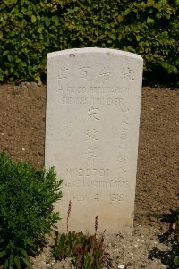 Tincourt New British Cemetery - Sung Chih Hsiang, 